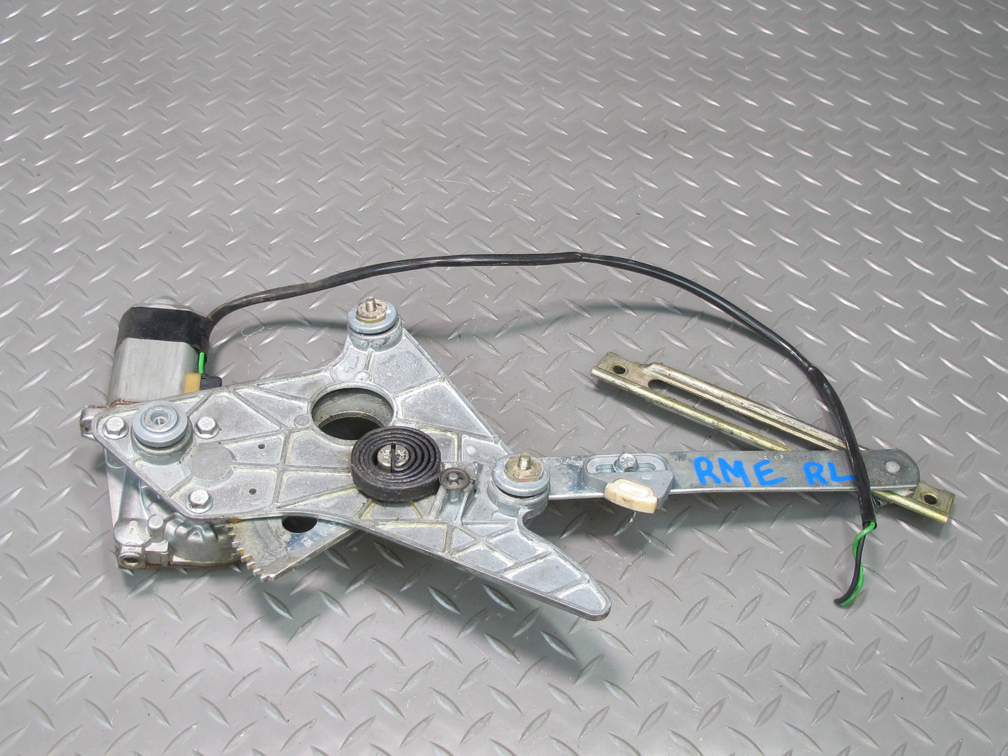 75-85 Mercedes W123 300D Sedan Rear Left Door Window Regulator w Motor OEM