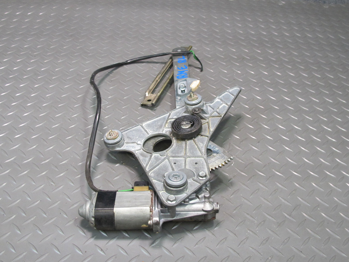 75-85 Mercedes W123 300D Sedan Rear Left Door Window Regulator w Motor OEM