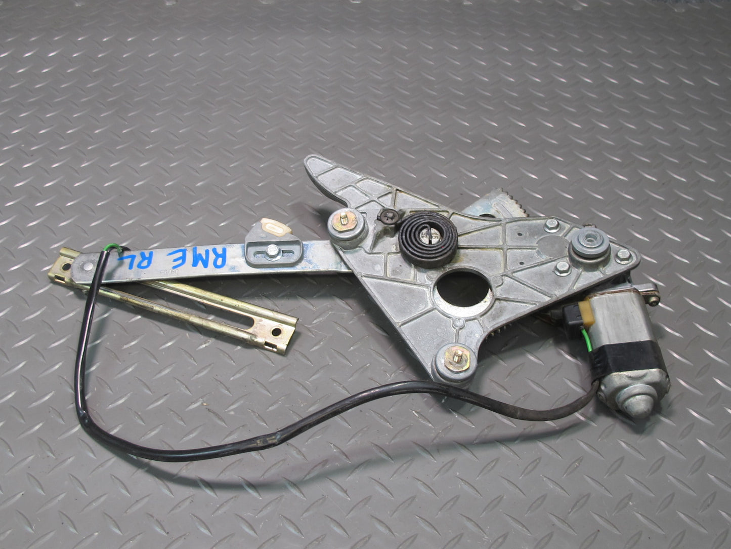 75-85 Mercedes W123 300D Sedan Rear Left Door Window Regulator w Motor OEM