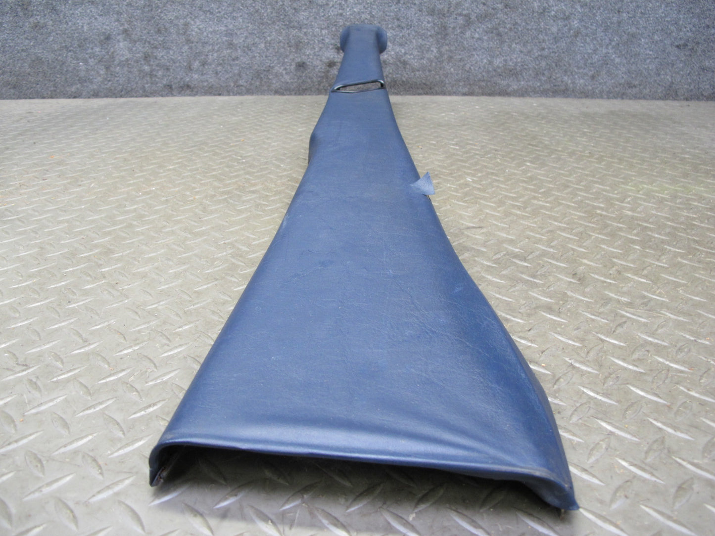 82-85 Mercedes W123 Sedan Left & Right B Pillar Upper Trim Panel Blue Set OEM