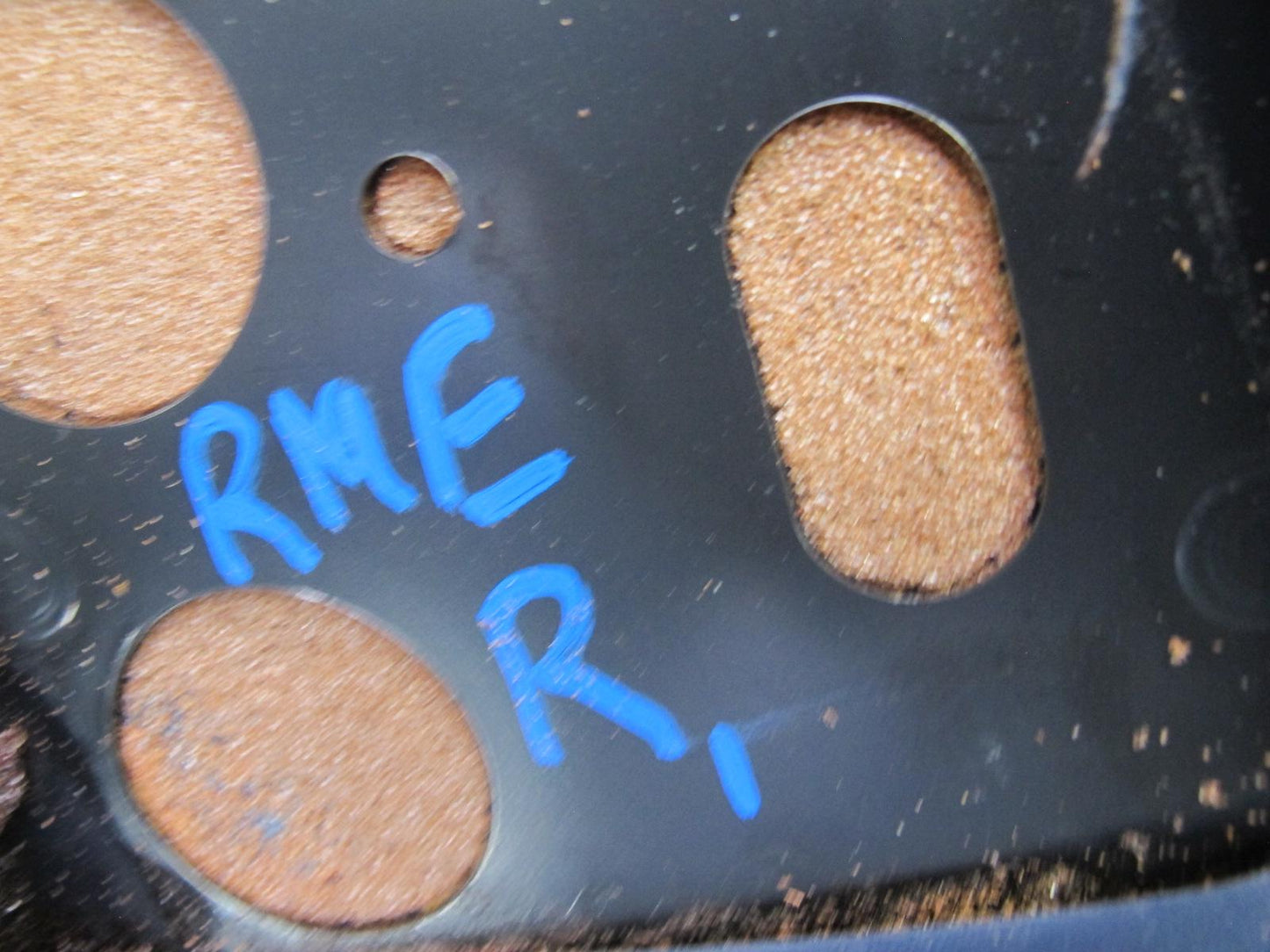 82-85 Mercedes W123 Sedan Left & Right B Pillar Upper Trim Panel Blue Set OEM