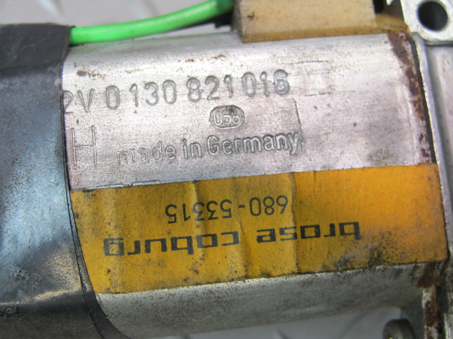 75-85 Mercedes W123 300D Sedan Rear Right Door Window Regulator w Motor OEM