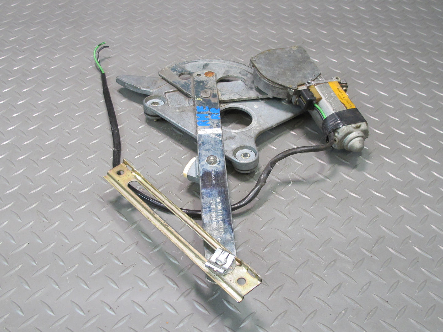 75-85 Mercedes W123 300D Sedan Rear Right Door Window Regulator w Motor OEM