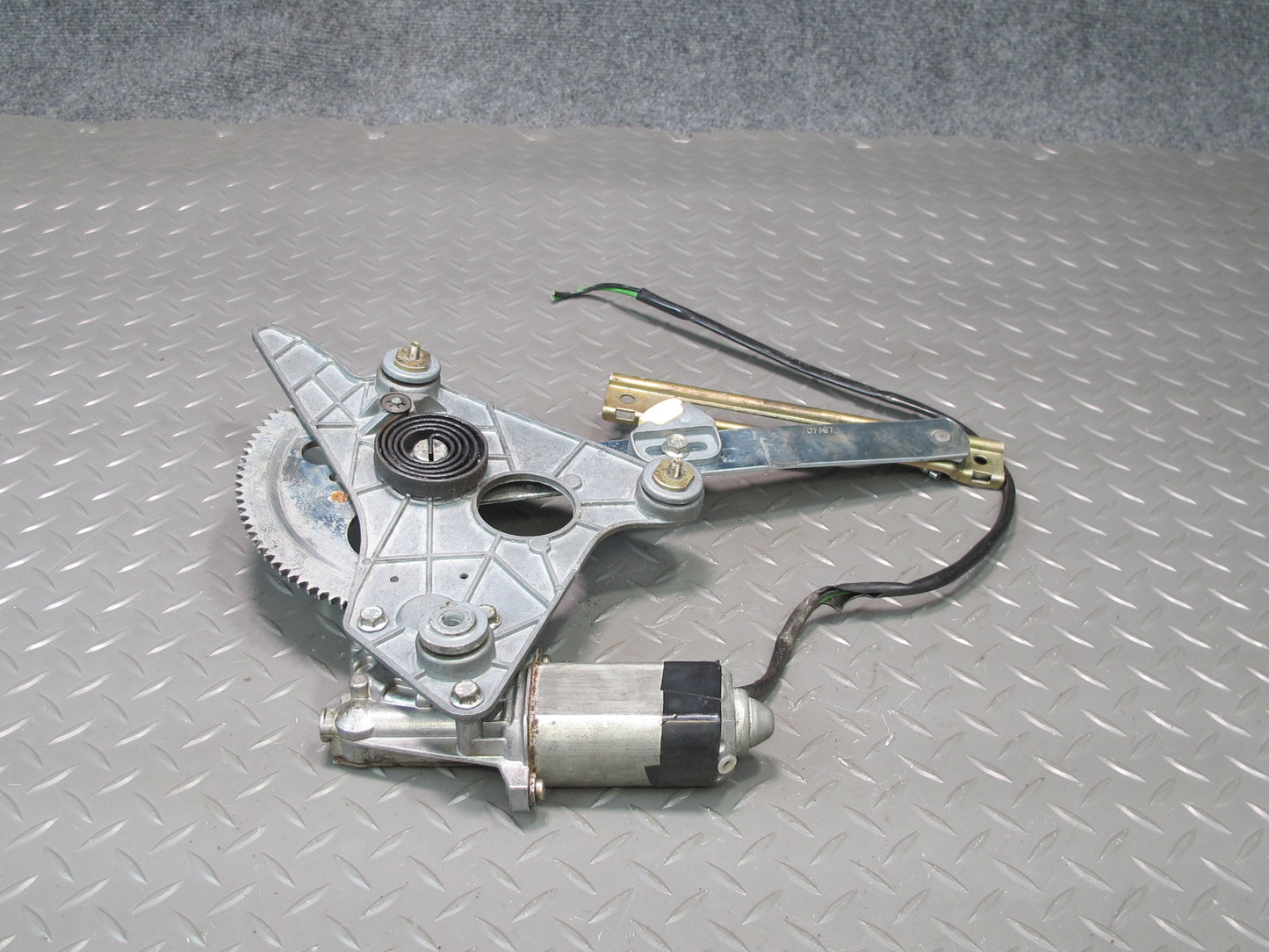 75-85 Mercedes W123 300D Sedan Rear Right Door Window Regulator w Motor OEM