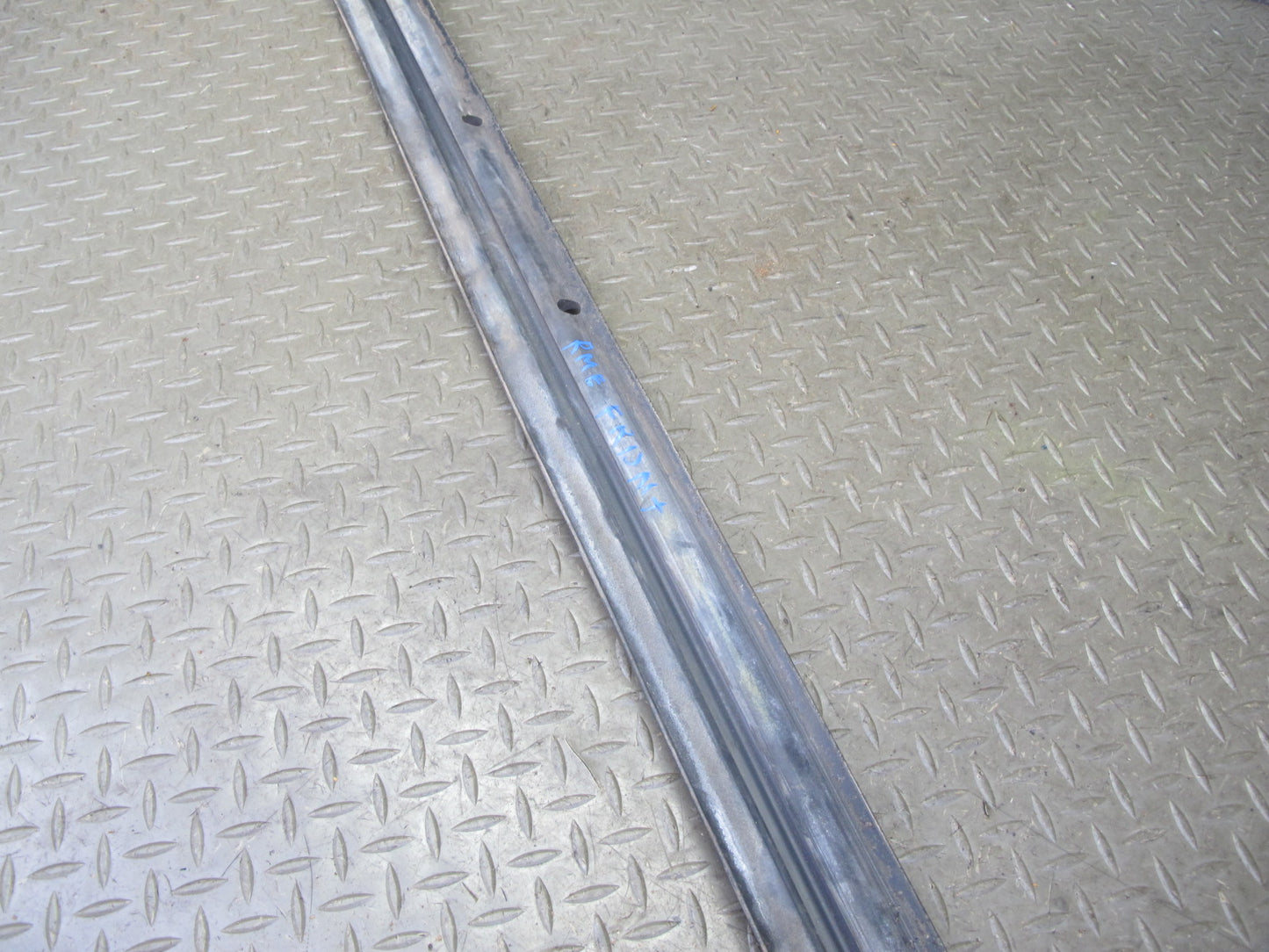 77-85 Mercedes W123 Front Bumper Impact Strip Rubber Trim Cover Pad OEM