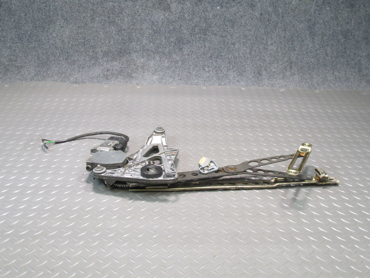 77-85 Mercedes W123 300D Front Left Door Window Regulator w Motor OEM