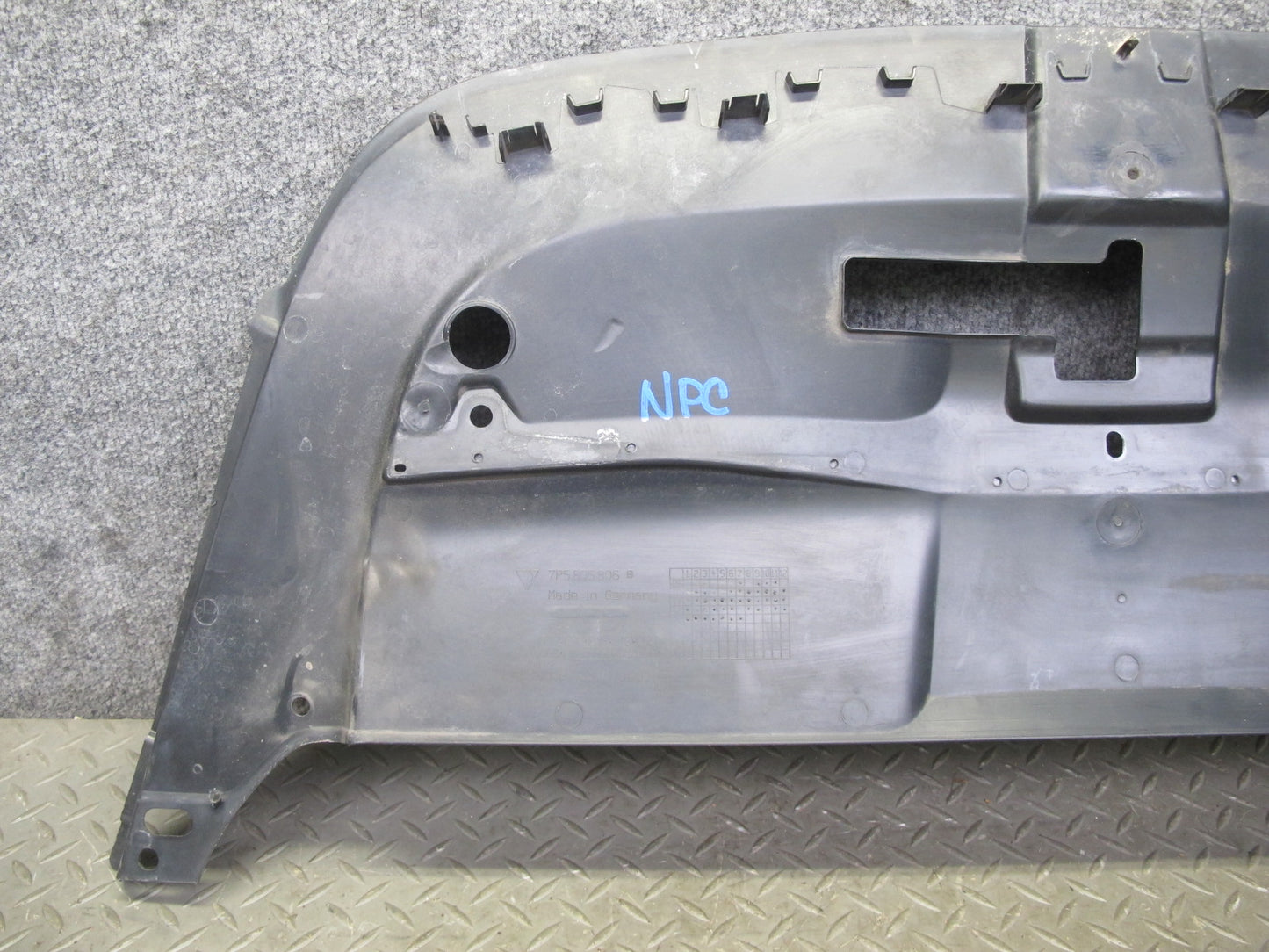 11-14 Porsche Cayenne 958 Left Center Right Under Hood Engine Bay Cover Trim Set