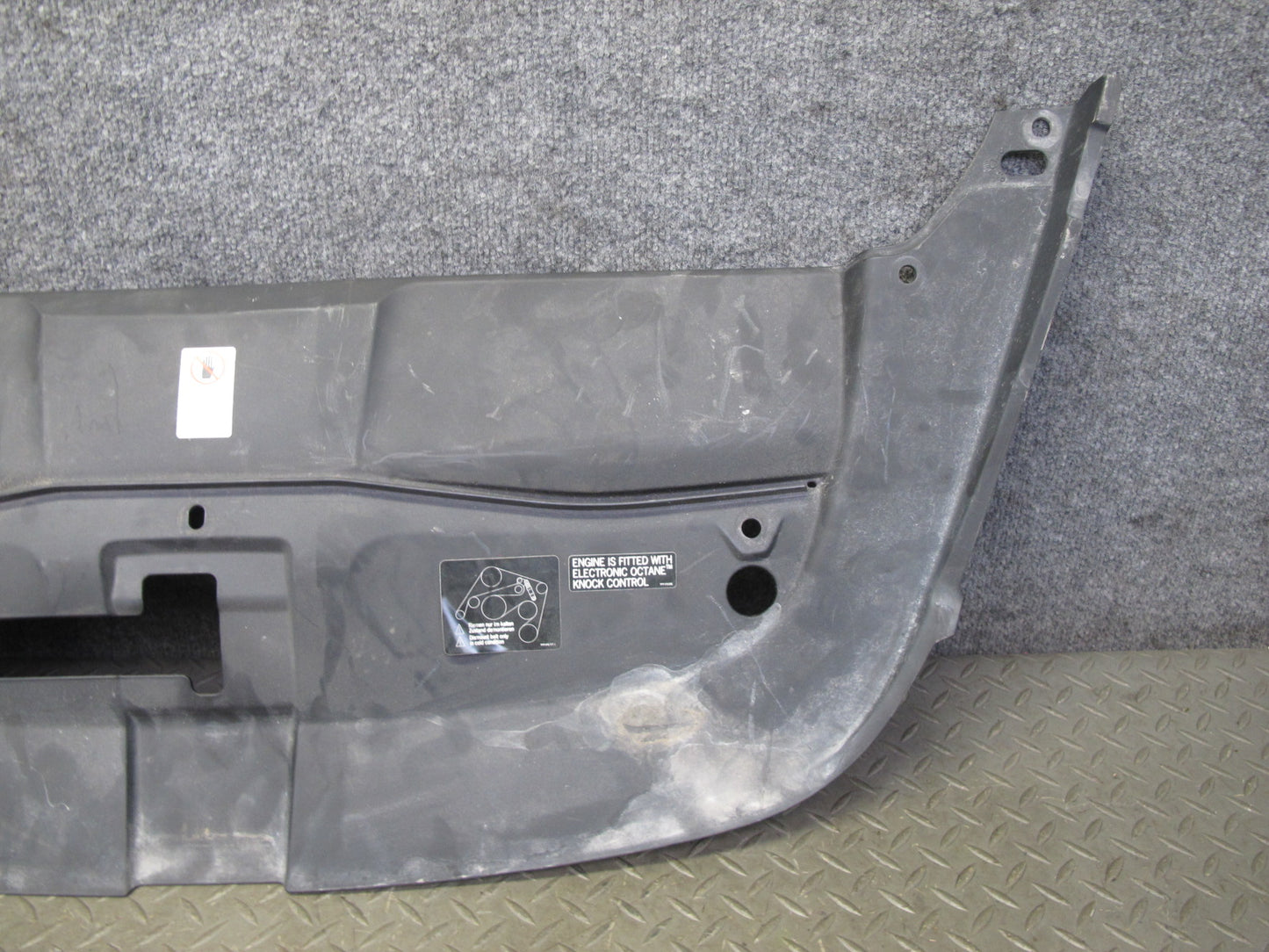 11-14 Porsche Cayenne 958 Left Center Right Under Hood Engine Bay Cover Trim Set