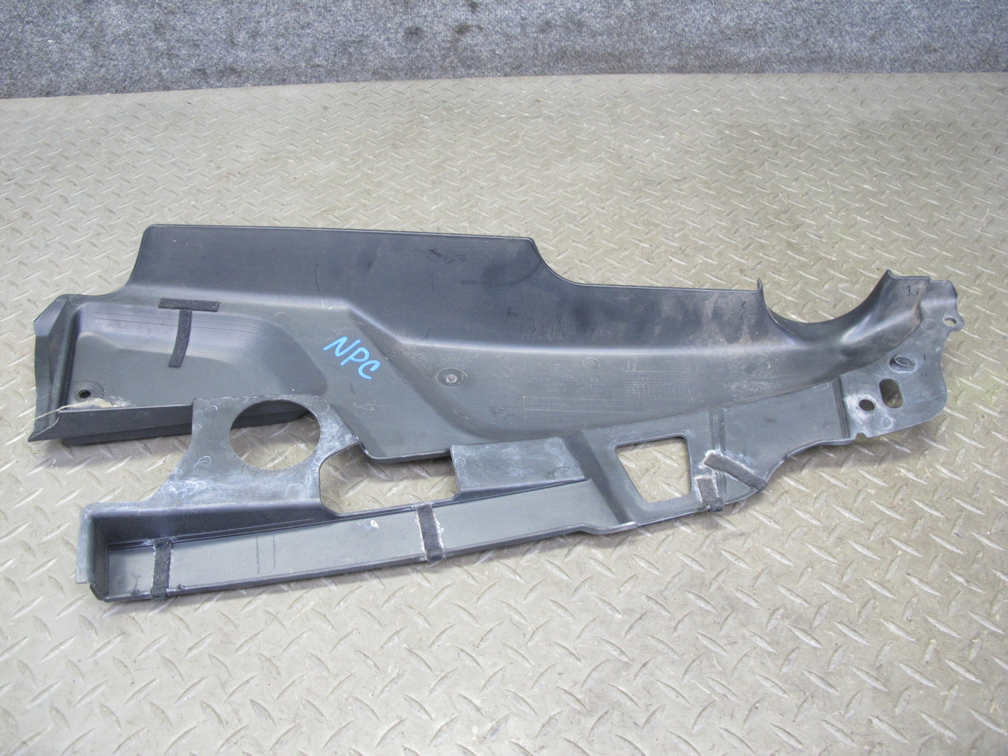 11-14 Porsche Cayenne 958 Left Center Right Under Hood Engine Bay Cover Trim Set