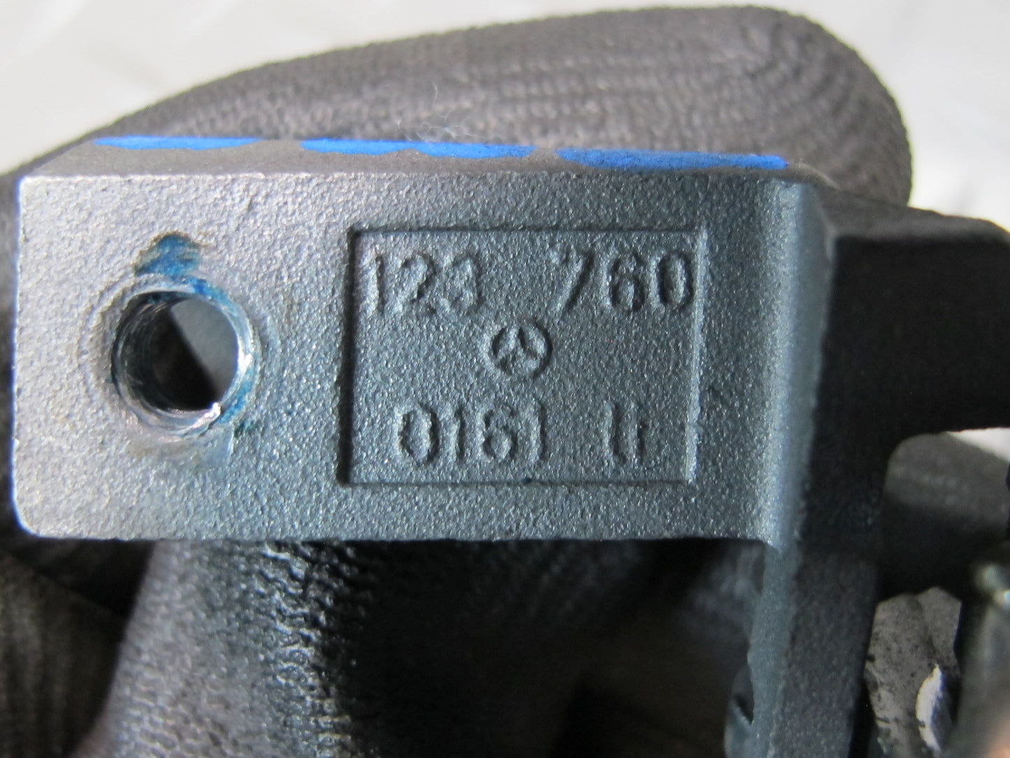 75-85 Mercedes W123 300D Rear Left Door Interior Handle 1237600161 OEM