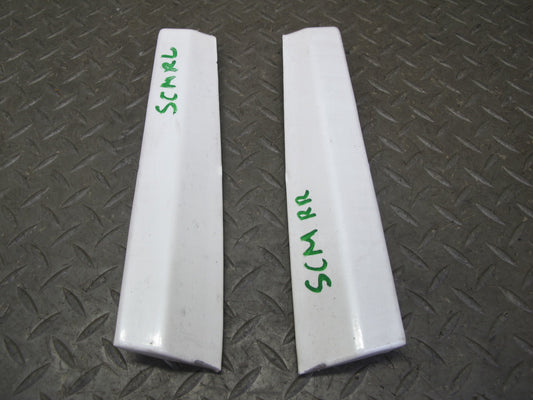 92-96 Lexus UZZ30L SC300 SC400 Set of 2 Rear Lower Fender Molding White OEM