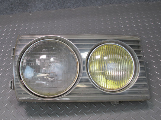 79-85 Mercedes W123 300D Front Right Halogen Headlight Lamp w Trim OEM