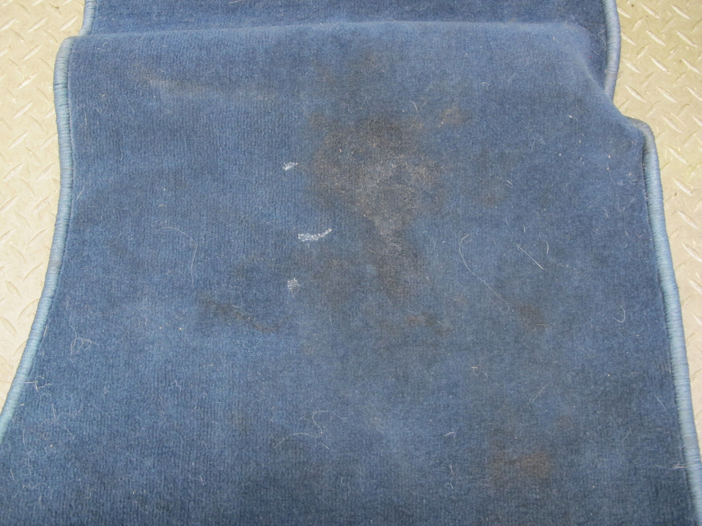 84-85 Mercedes W123 300D Sedan Front & Rear Carpet Floor MAT Cover Blue Set OEM