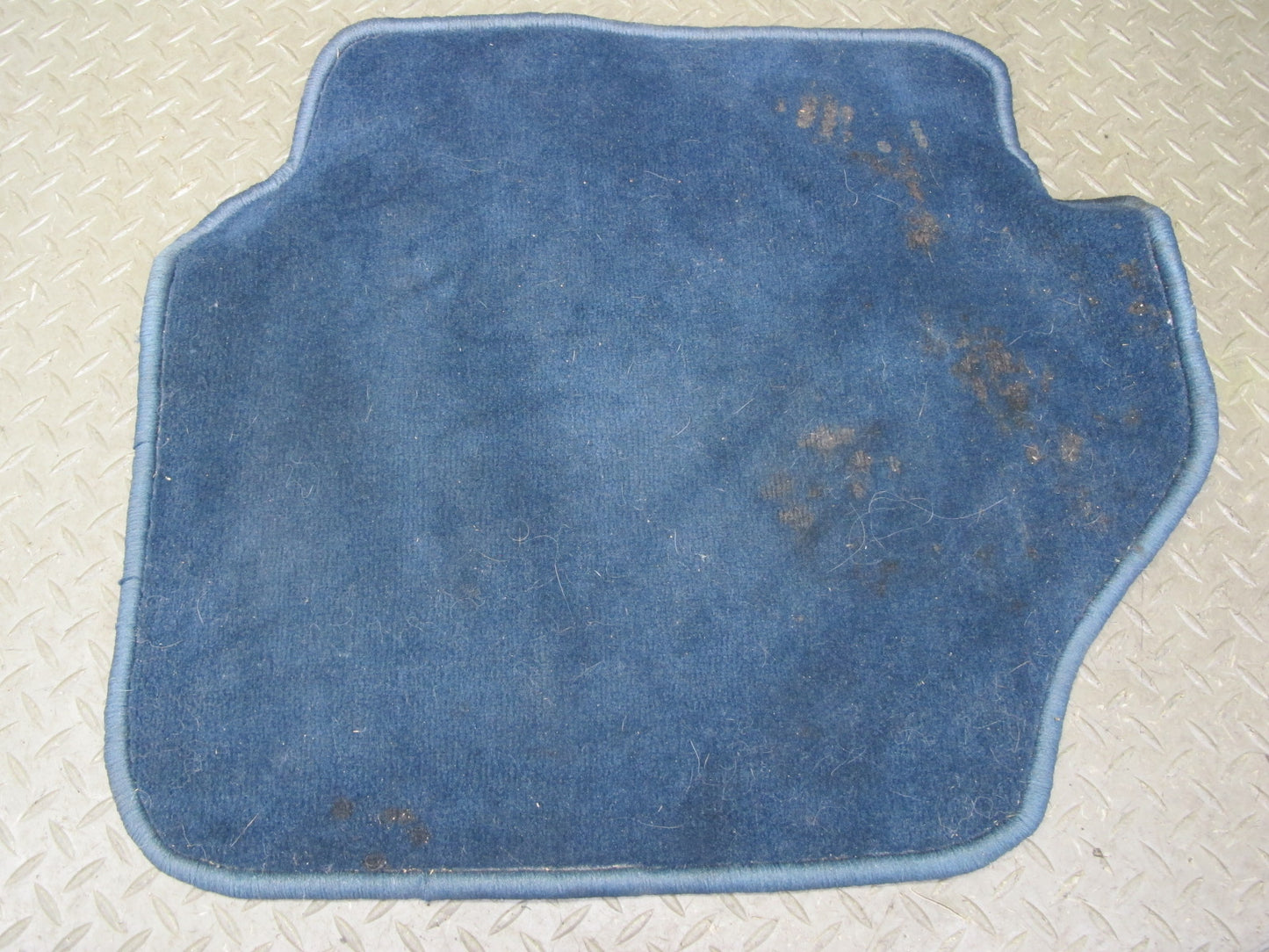 84-85 Mercedes W123 300D Sedan Front & Rear Carpet Floor MAT Cover Blue Set OEM