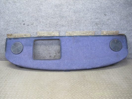 82-85 Mercedes W123 300D Sedan Rear Parcel Shelf Trim Cover Panel Blue OEM