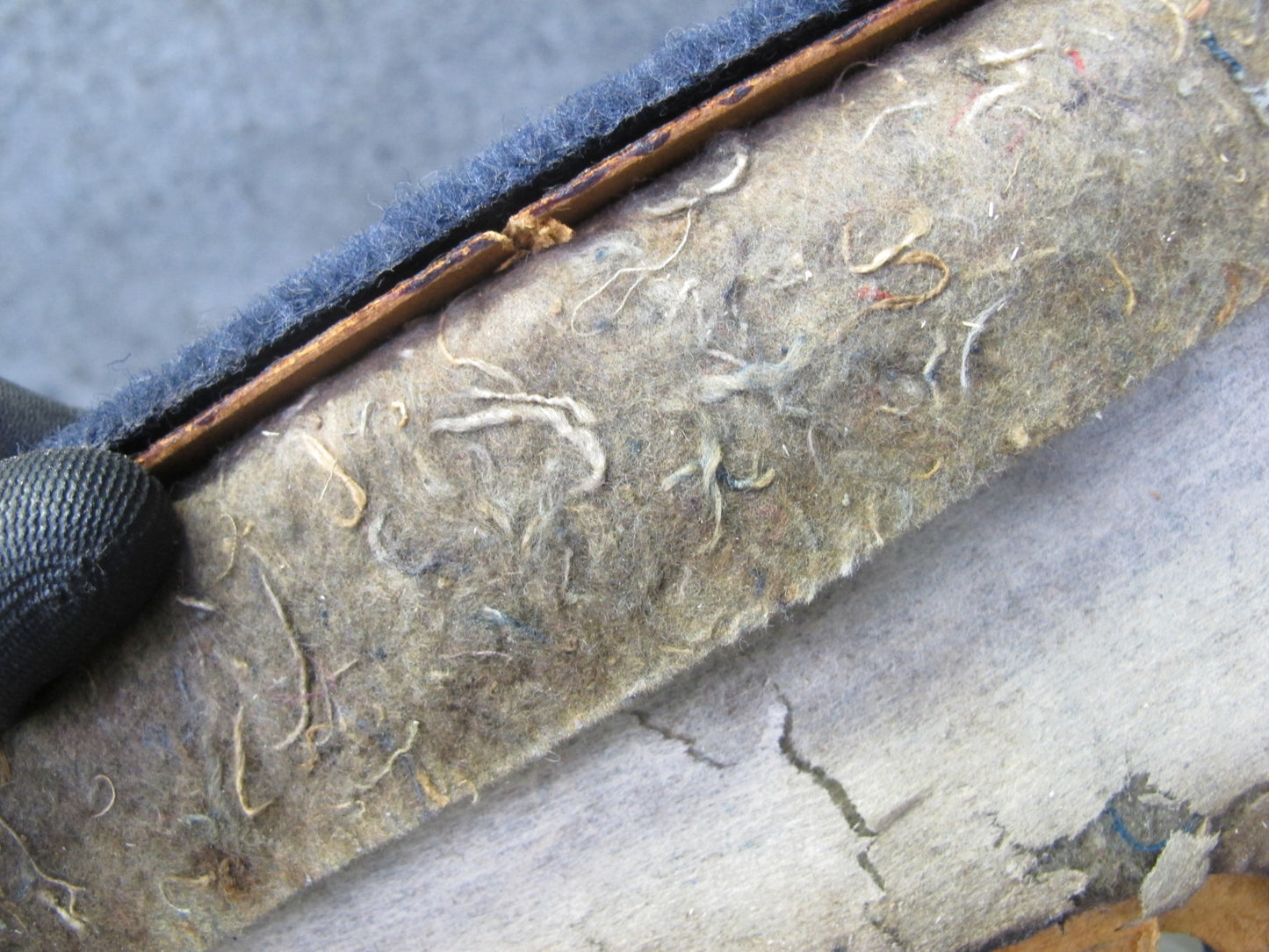 82-85 Mercedes W123 300D Sedan Rear Parcel Shelf Trim Cover Panel Blue OEM