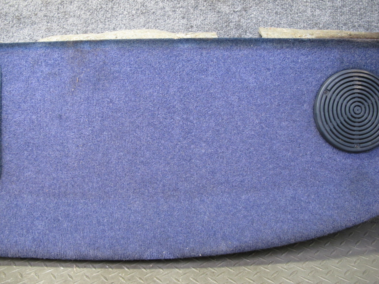 82-85 Mercedes W123 300D Sedan Rear Parcel Shelf Trim Cover Panel Blue OEM