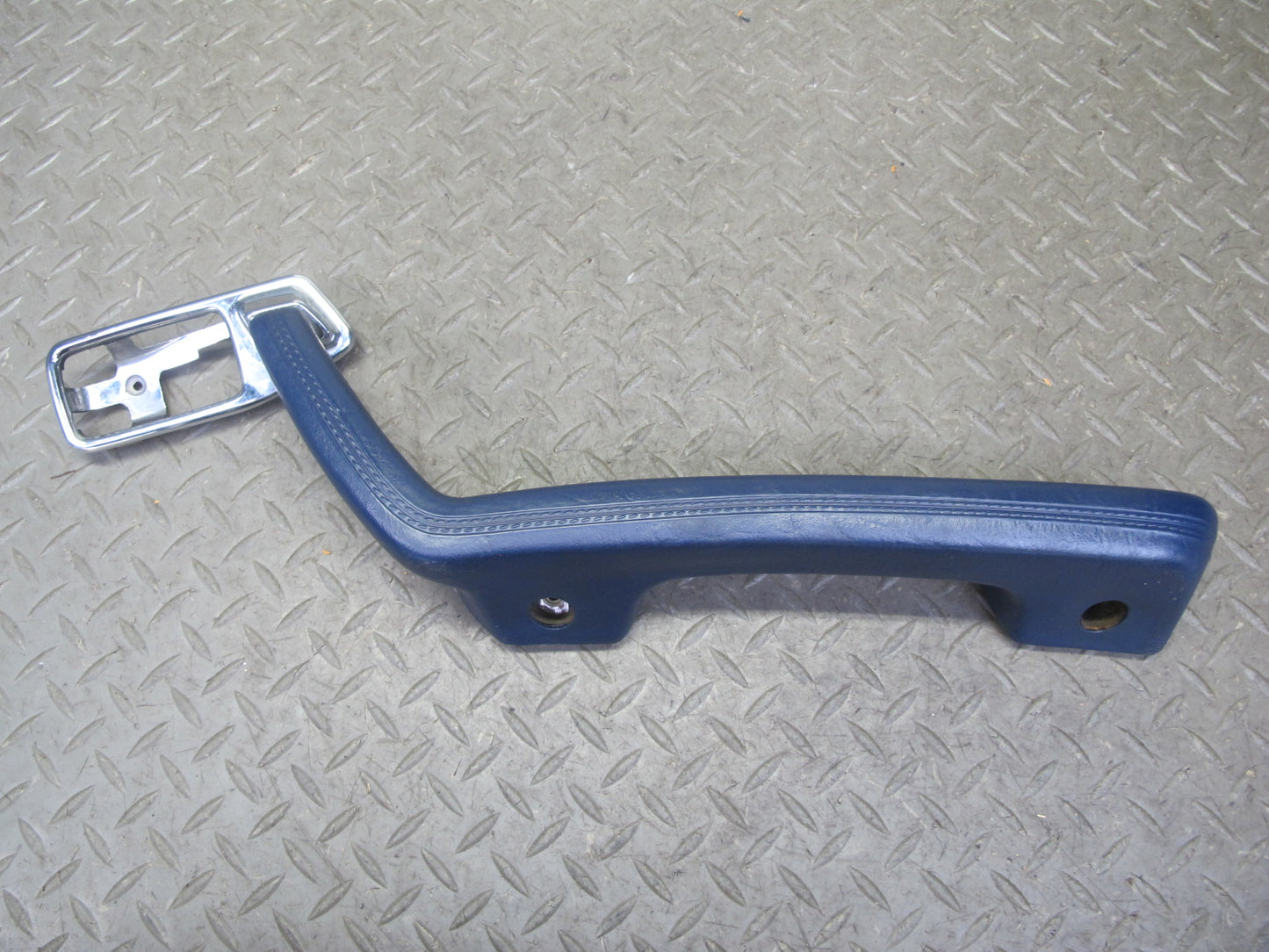 82-85 Mercedes W123 300D Sedan Front L & R Door Interior Trim Cover Blue Set OEM