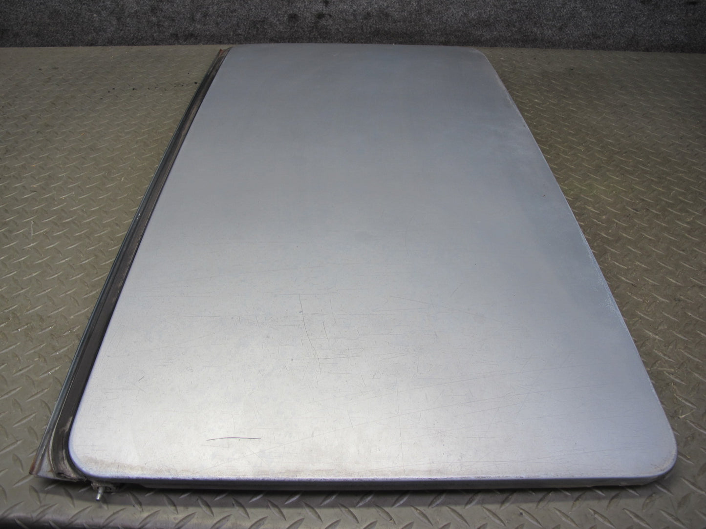 77-85 Mercedes W123 300D Sedan Sunroof Cover Panel Silverblue Metallic OEM