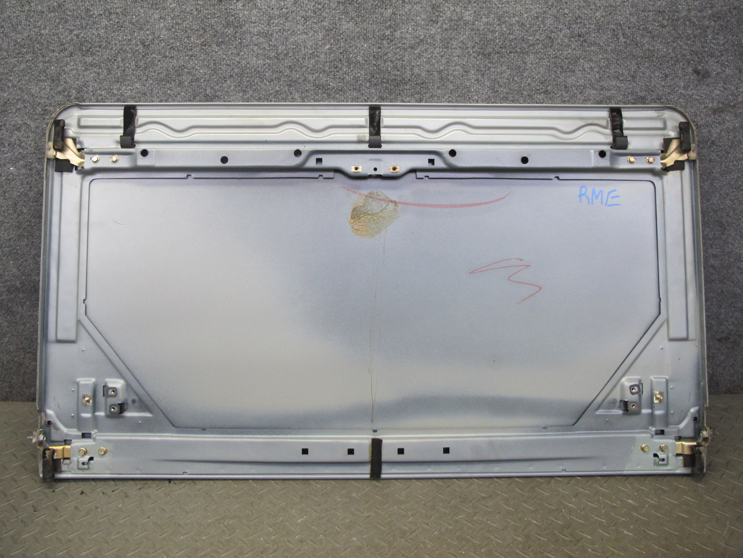 77-85 Mercedes W123 300D Sedan Sunroof Cover Panel Silverblue Metallic OEM