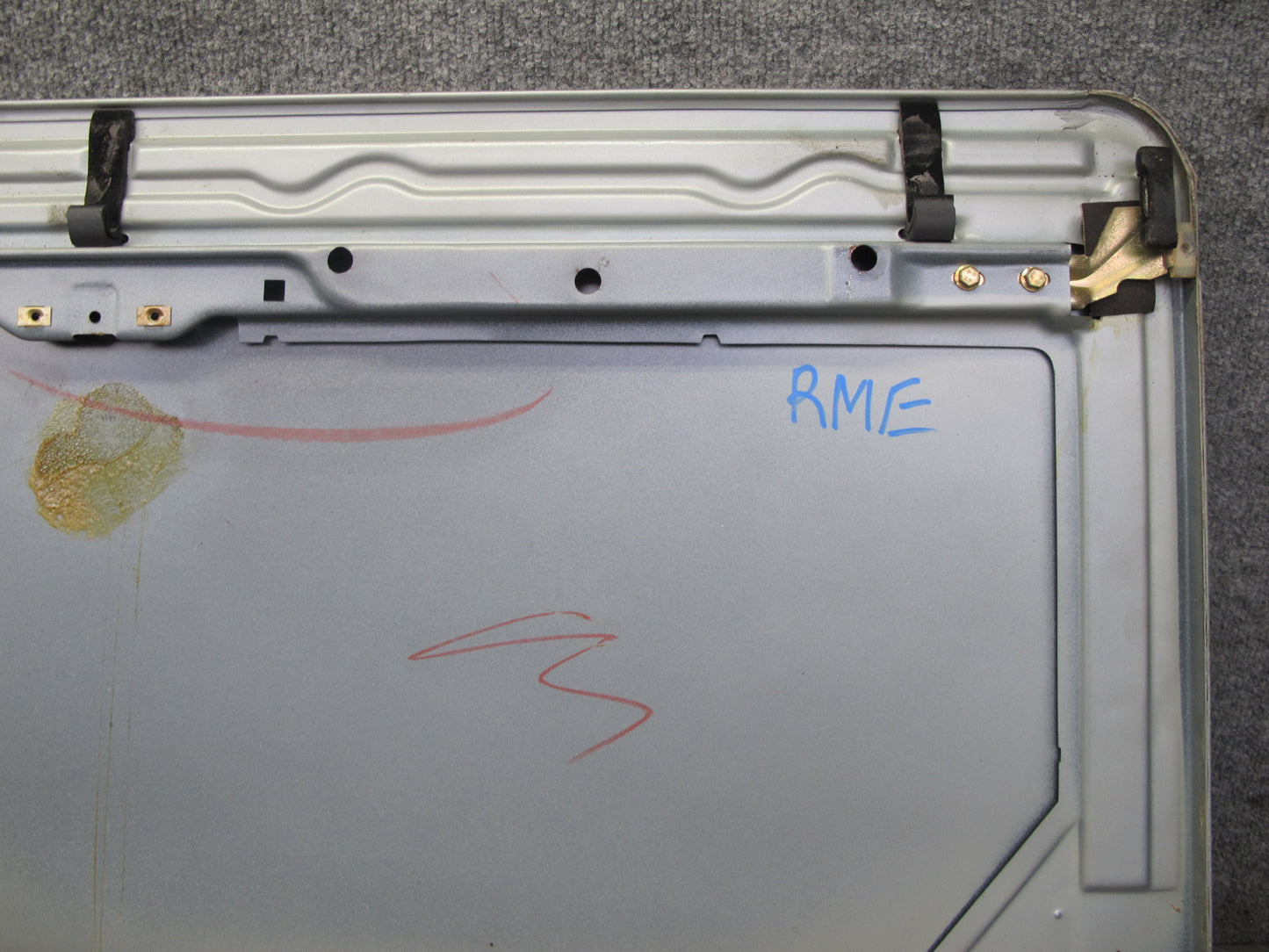 77-85 Mercedes W123 300D Sedan Sunroof Cover Panel Silverblue Metallic OEM