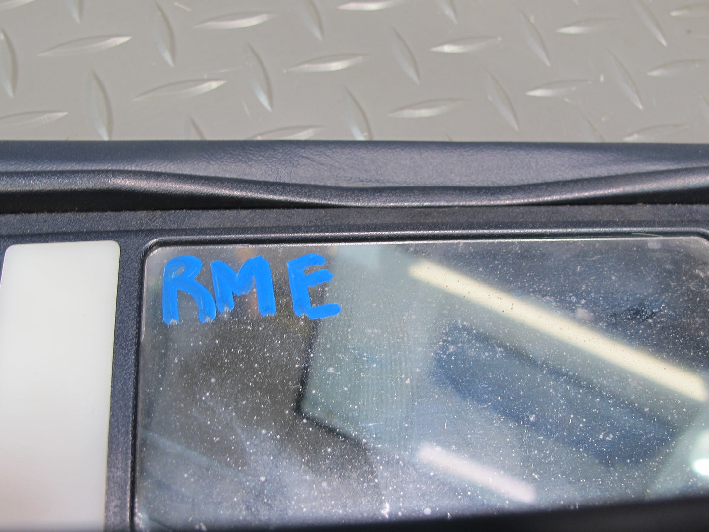 82-85 Mercedes W123 300D Front Left & Right Sun Visor Blue Set of 2 OEM