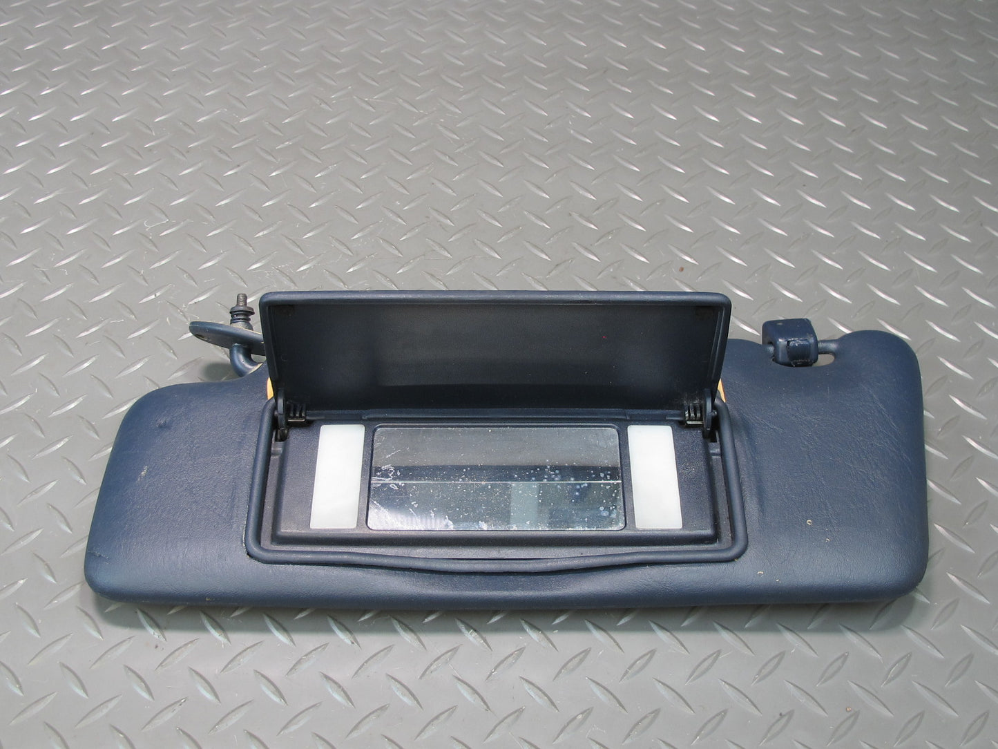 82-85 Mercedes W123 300D Front Left & Right Sun Visor Blue Set of 2 OEM