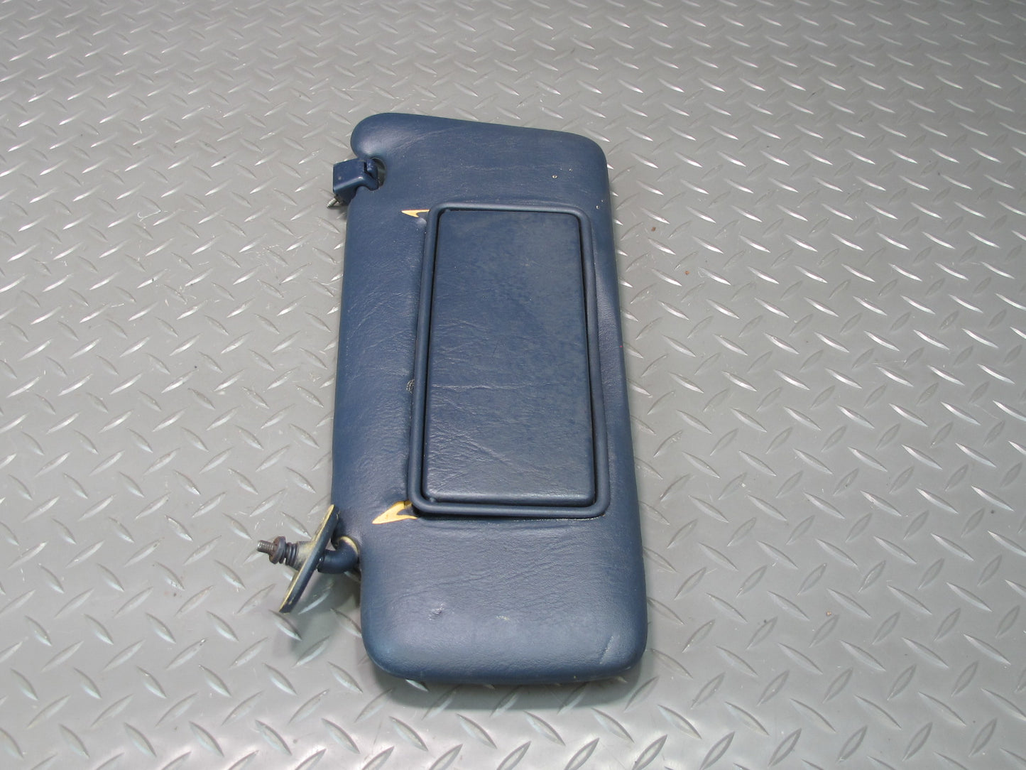 82-85 Mercedes W123 300D Front Left & Right Sun Visor Blue Set of 2 OEM