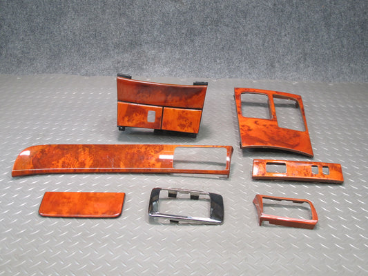 04-06 Lexus UCF30L LS430 Set of 6 Dash Center Console Wood Trim Cover Panel OEM