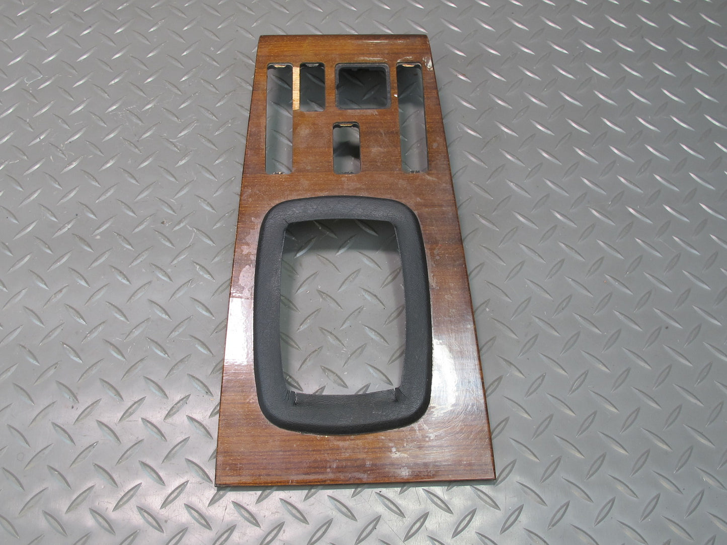 82-85 Mercedes W123 Sedan Center Console Dashboard Wood Bezel Trim Cover Set OEM