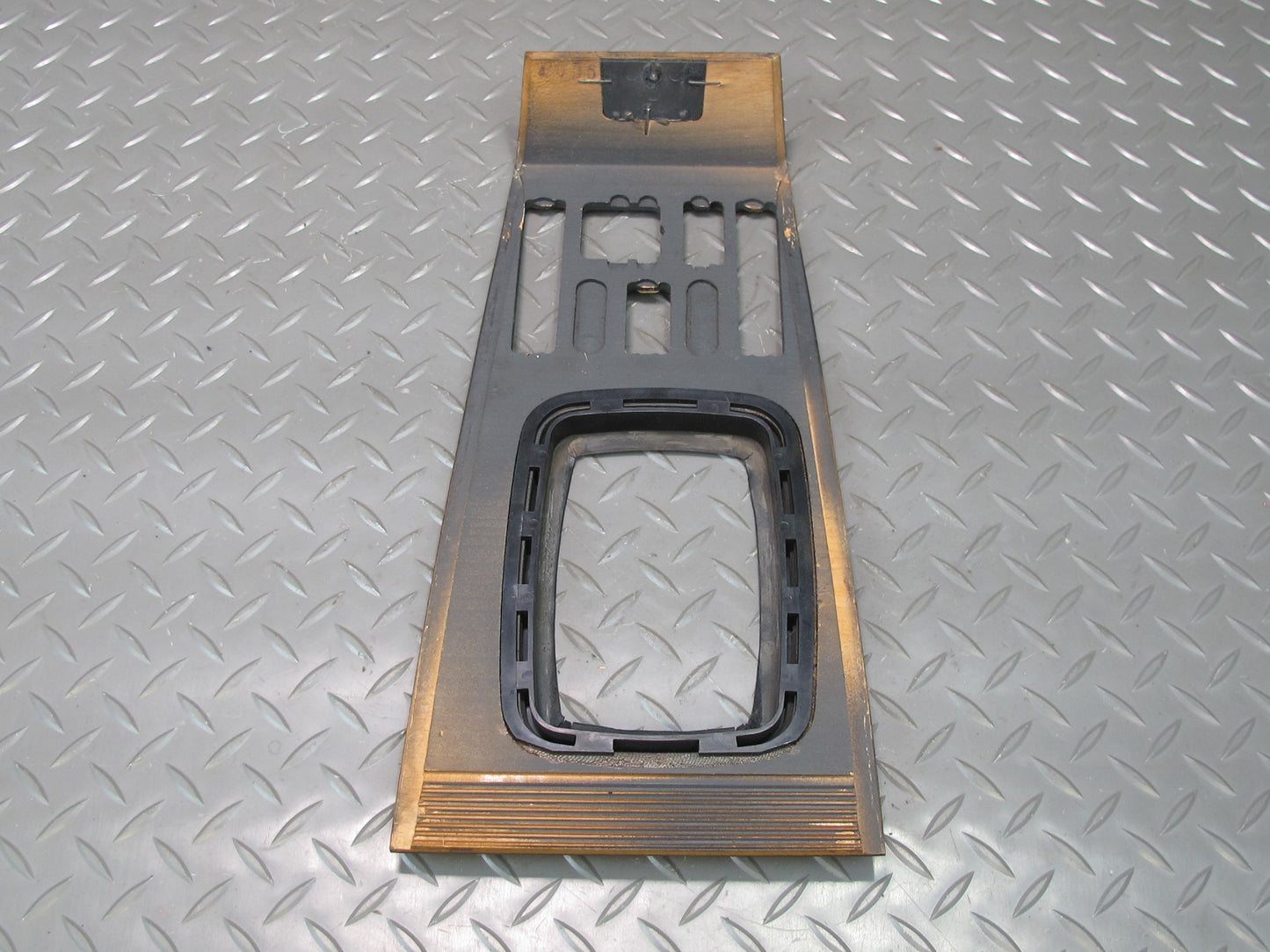 82-85 Mercedes W123 Sedan Center Console Dashboard Wood Bezel Trim Cover Set OEM