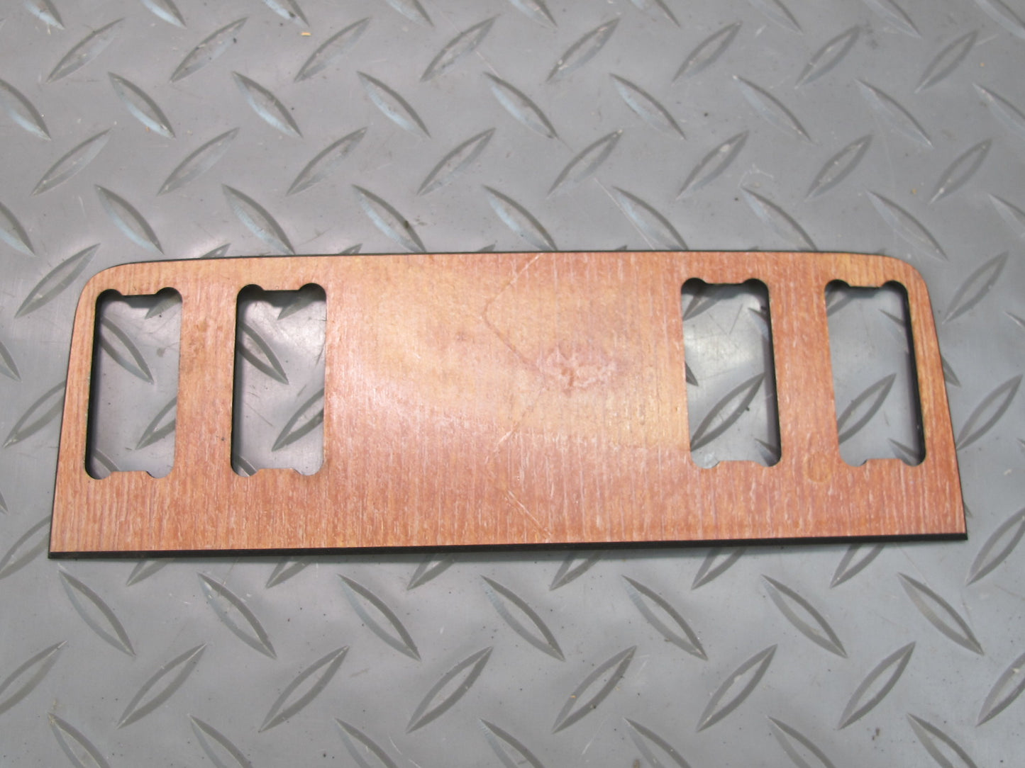 82-85 Mercedes W123 Sedan Center Console Dashboard Wood Bezel Trim Cover Set OEM