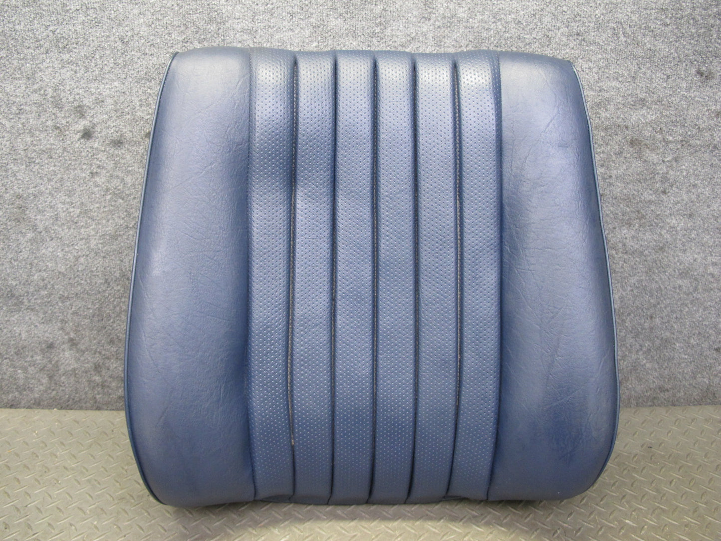 82-85 Mercedes W123 300D Front Righ Seat Upper Leather Cushion Blue OEM