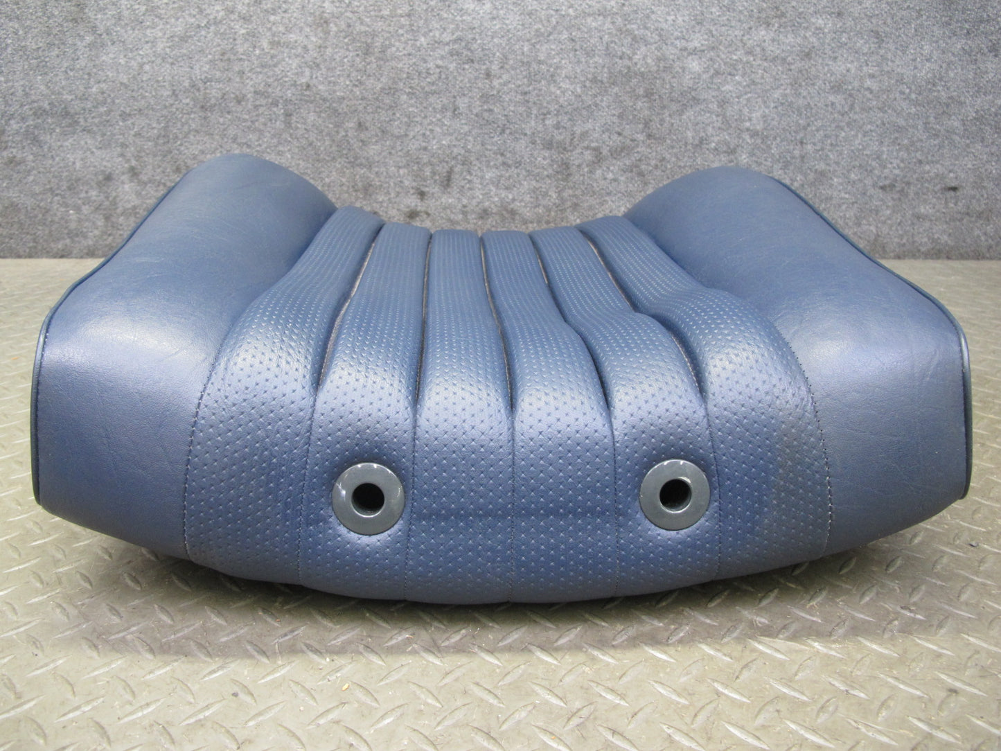 82-85 Mercedes W123 300D Front Righ Seat Upper Leather Cushion Blue OEM