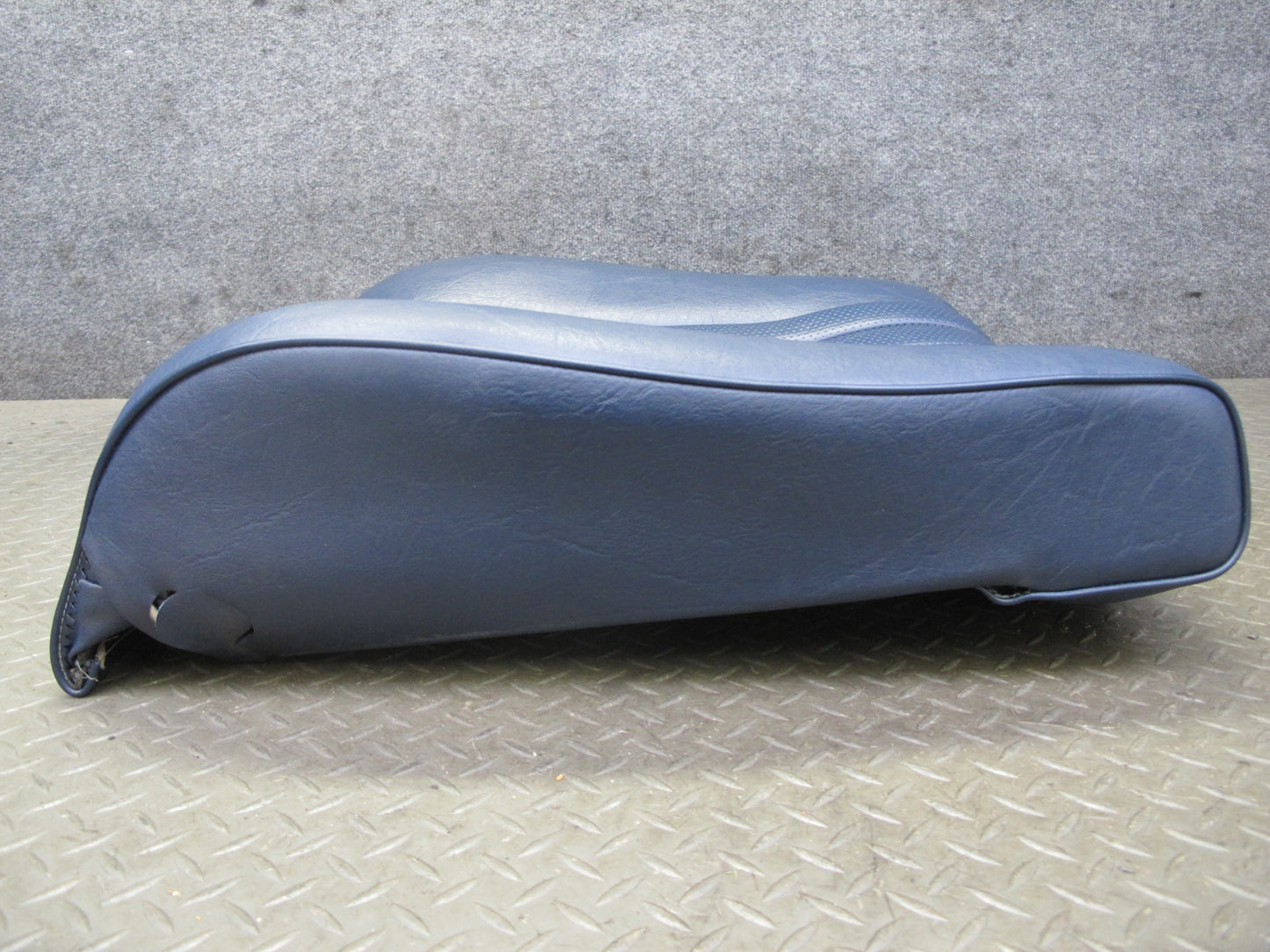 82-85 Mercedes W123 300D Front Righ Seat Upper Leather Cushion Blue OEM