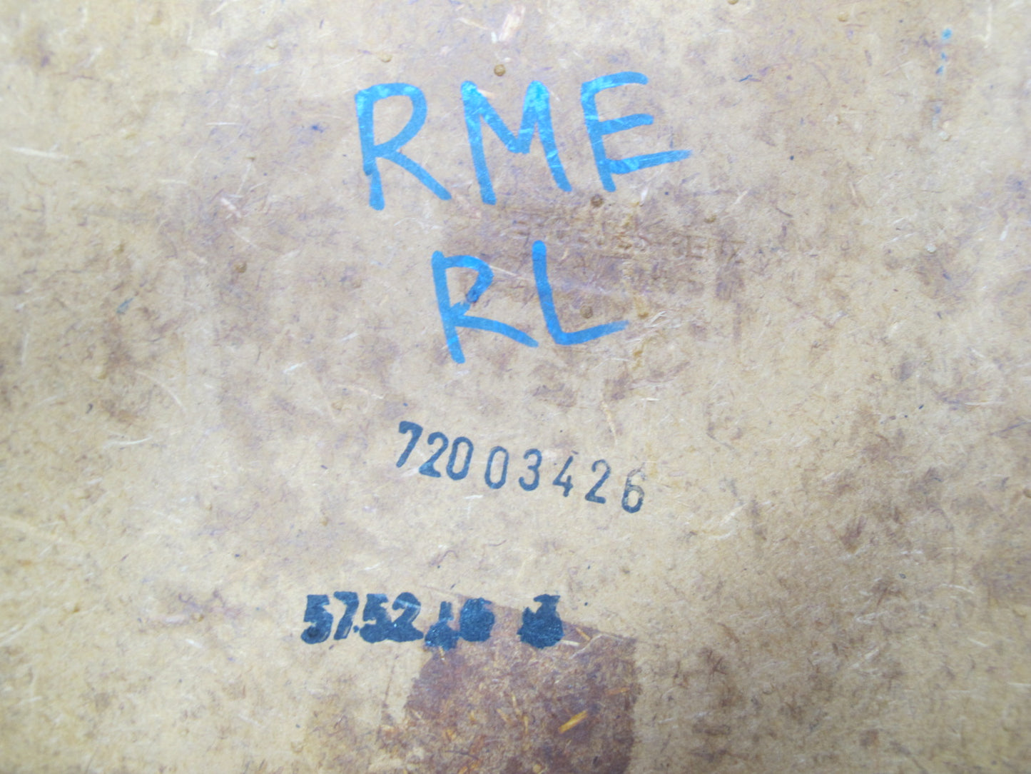 82-85 Mercedes W123 300D Front Left Seat Back Trim Cover Panel Blue OEM