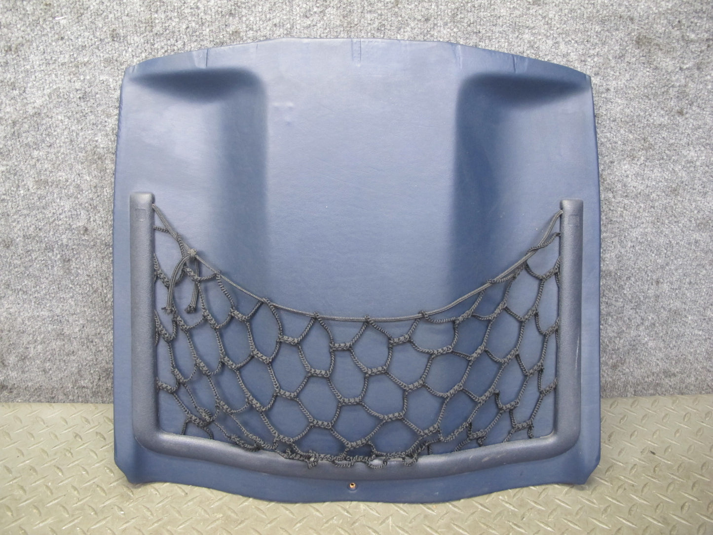 82-85 Mercedes W123 300D Front Right Seat Back Trim Cover Panel Blue OEM