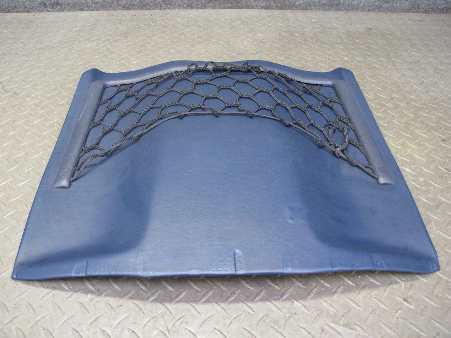 82-85 Mercedes W123 300D Front Right Seat Back Trim Cover Panel Blue OEM