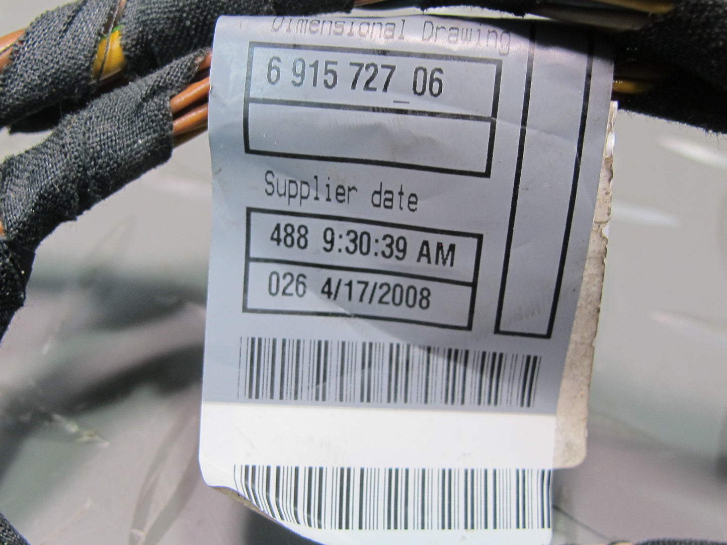 03-08 BMW E86 E85 Z4 A/C Heater Flap Door Actuator Motor w Wiring Set OEM