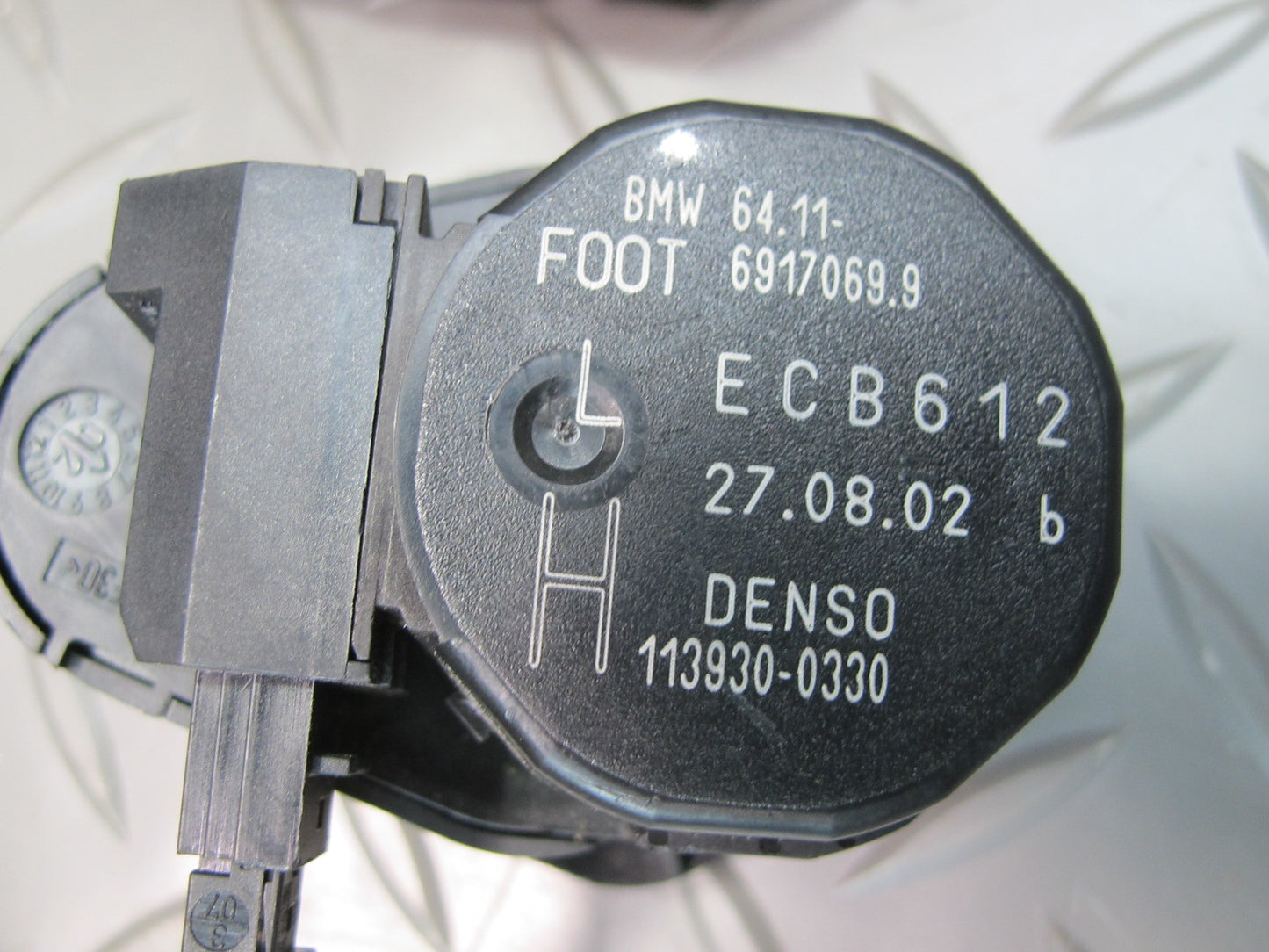 03-08 BMW E86 E85 Z4 A/C Heater Flap Door Actuator Motor w Wiring Set OEM