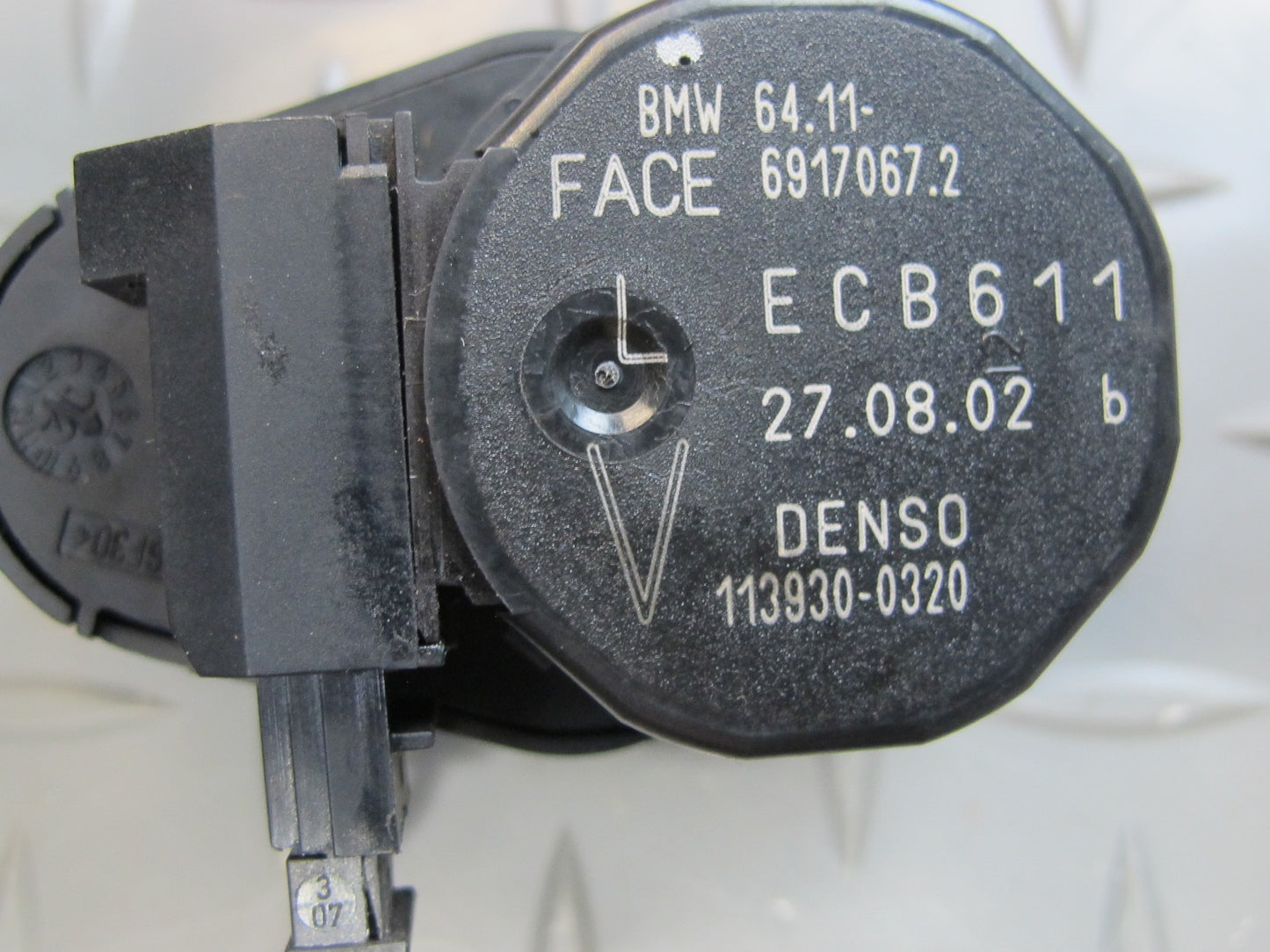 03-08 BMW E86 E85 Z4 A/C Heater Flap Door Actuator Motor w Wiring Set OEM