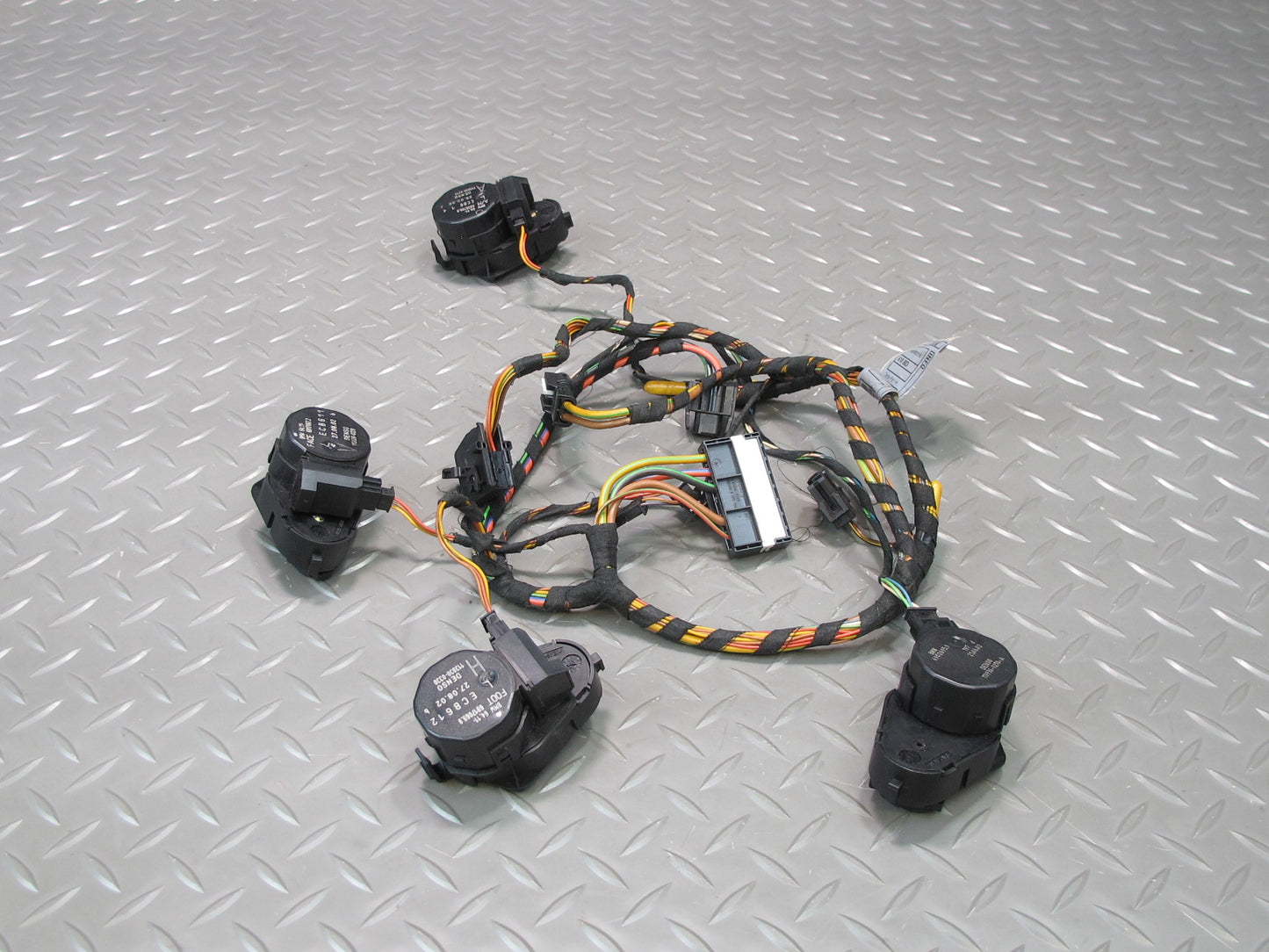 03-08 BMW E86 E85 Z4 A/C Heater Flap Door Actuator Motor w Wiring Set OEM