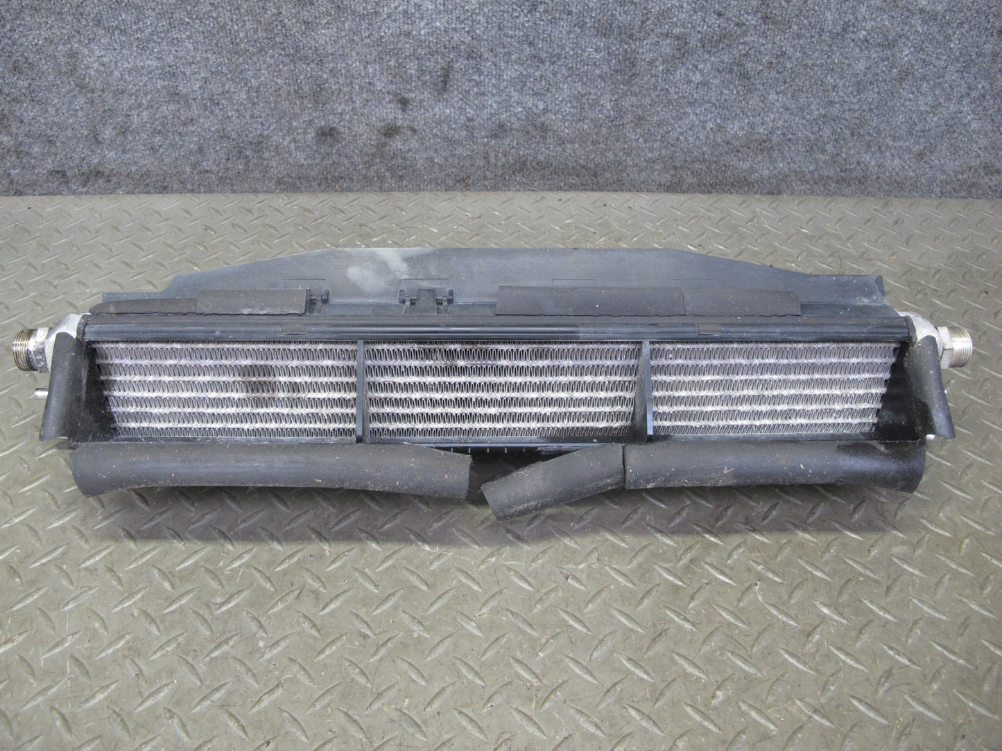 03-06 Mercedes R230 SL600 Engine Oil Cooler w Duct Shroud OEM