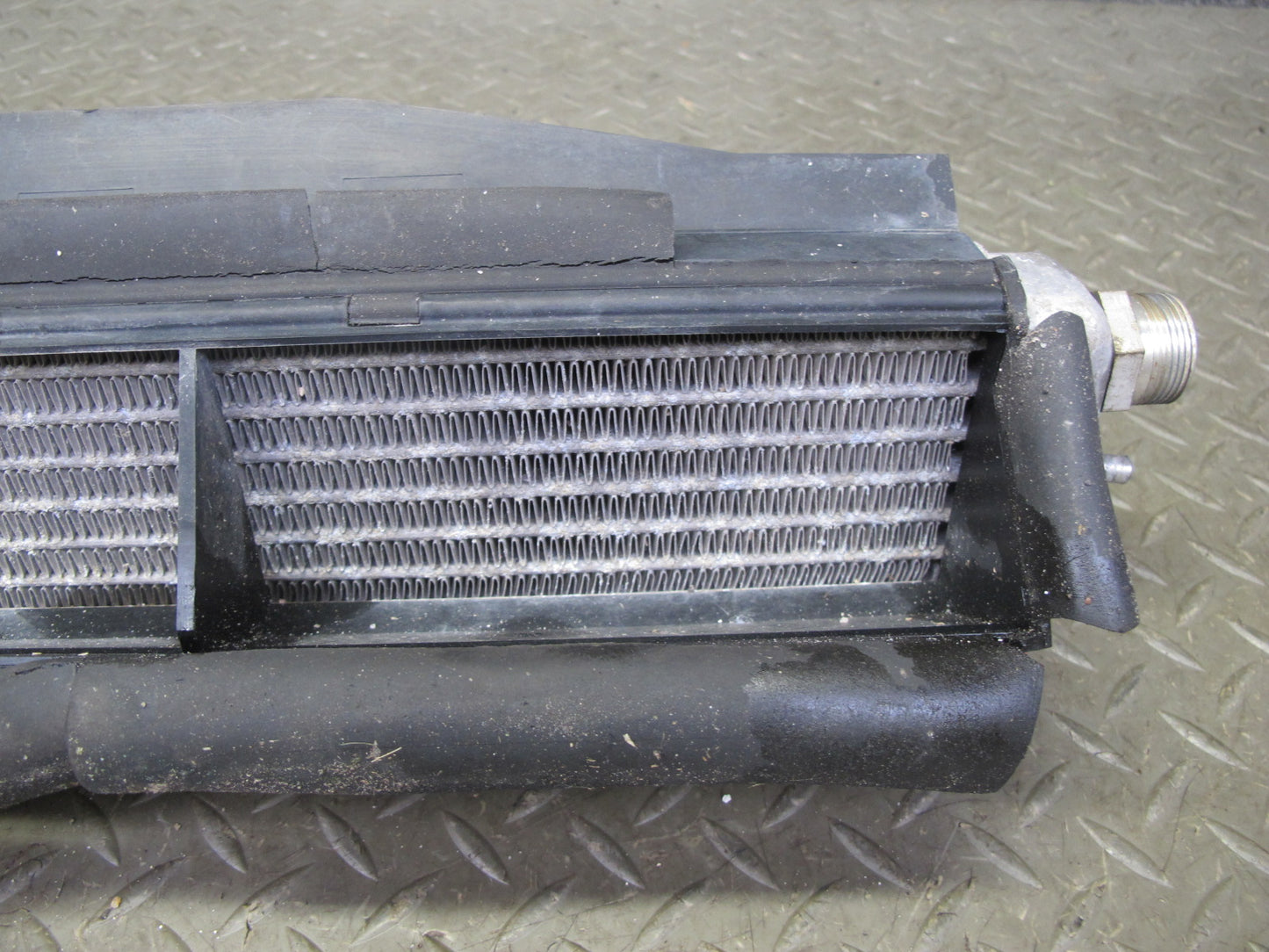 03-06 Mercedes R230 SL600 Engine Oil Cooler w Duct Shroud OEM