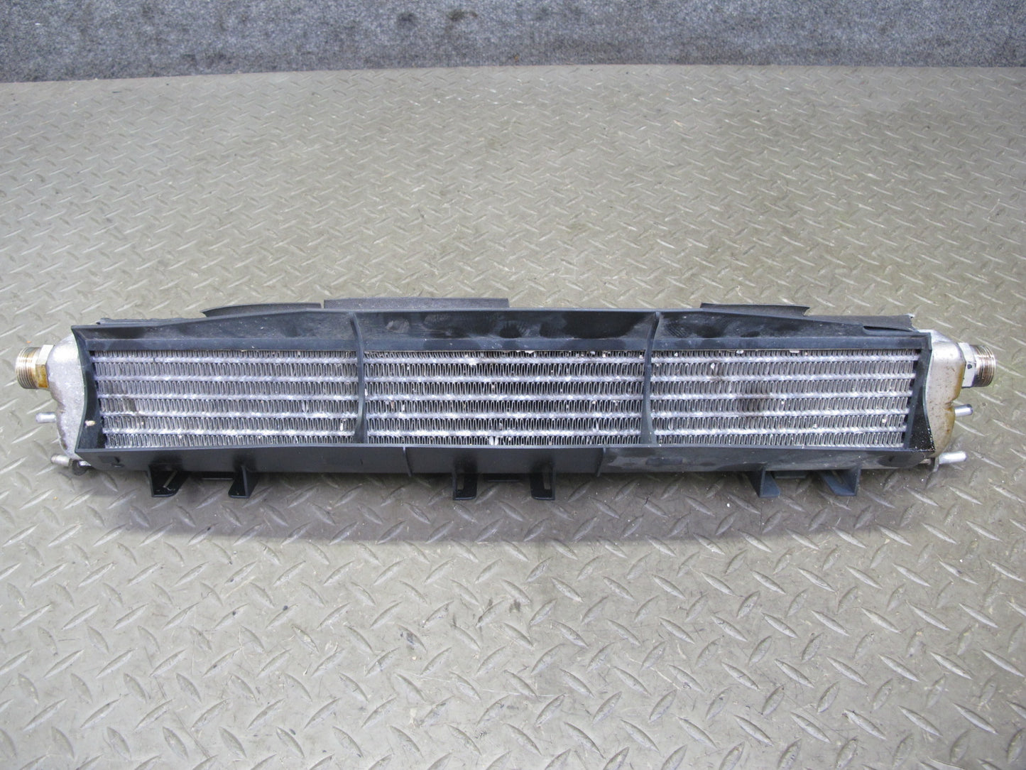 03-06 Mercedes R230 SL600 Engine Oil Cooler w Duct Shroud OEM