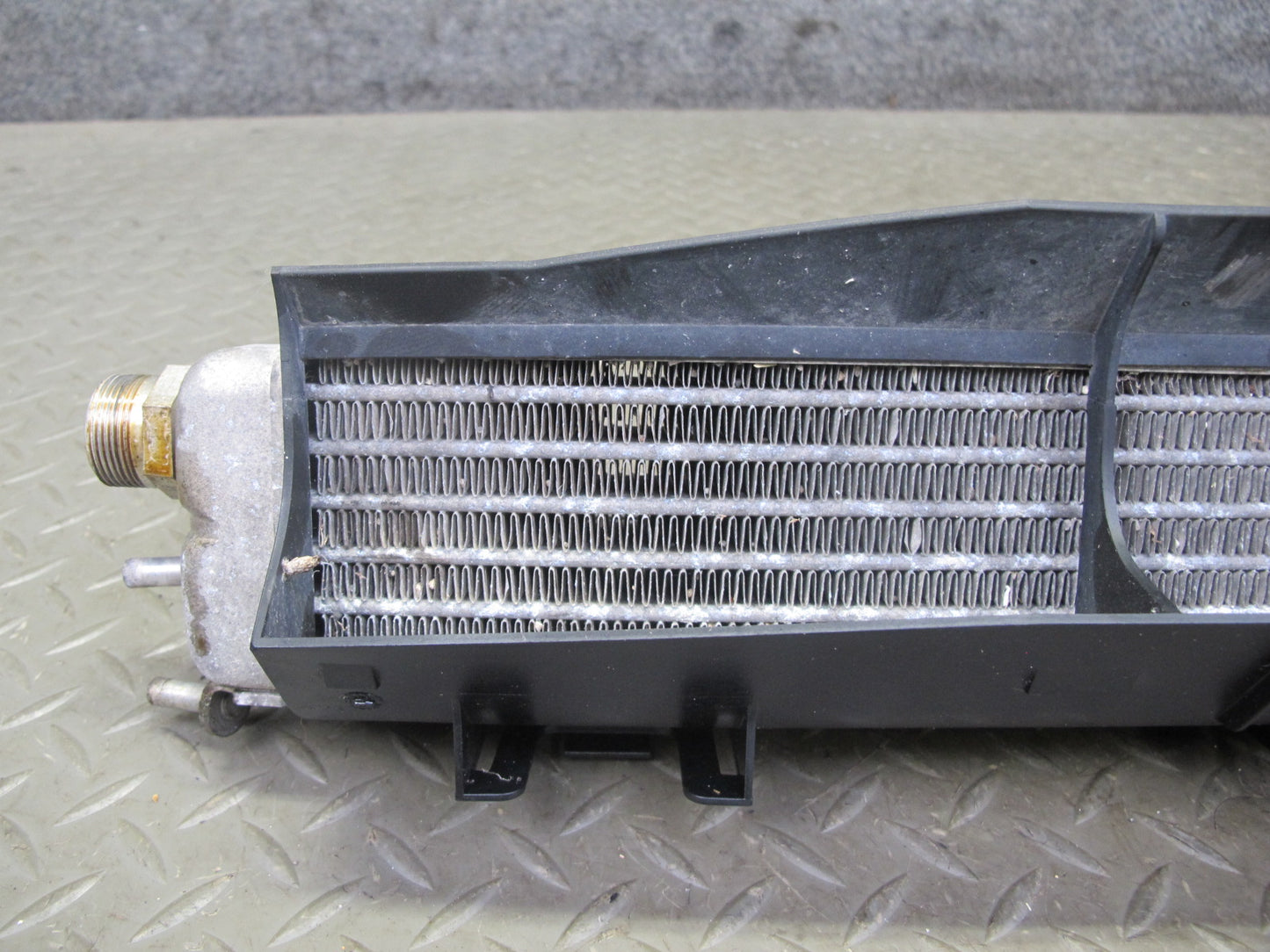 03-06 Mercedes R230 SL600 Engine Oil Cooler w Duct Shroud OEM