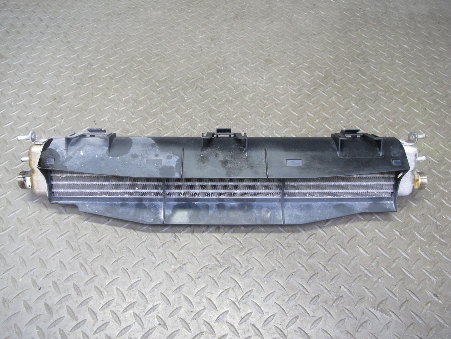 03-06 Mercedes R230 SL600 Engine Oil Cooler w Duct Shroud OEM