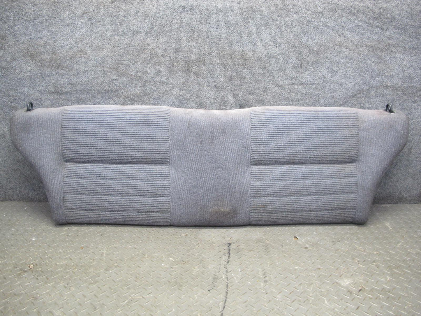 90-96 Nissan Z32 300ZX 2+2 Rear Seat Upper & Lower Cloth Cushion Gray OEM