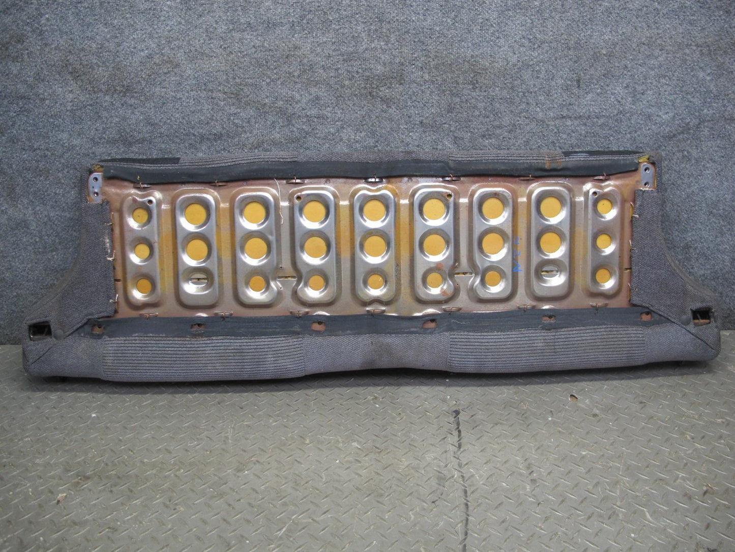 90-96 Nissan Z32 300ZX 2+2 Rear Seat Upper & Lower Cloth Cushion Gray OEM