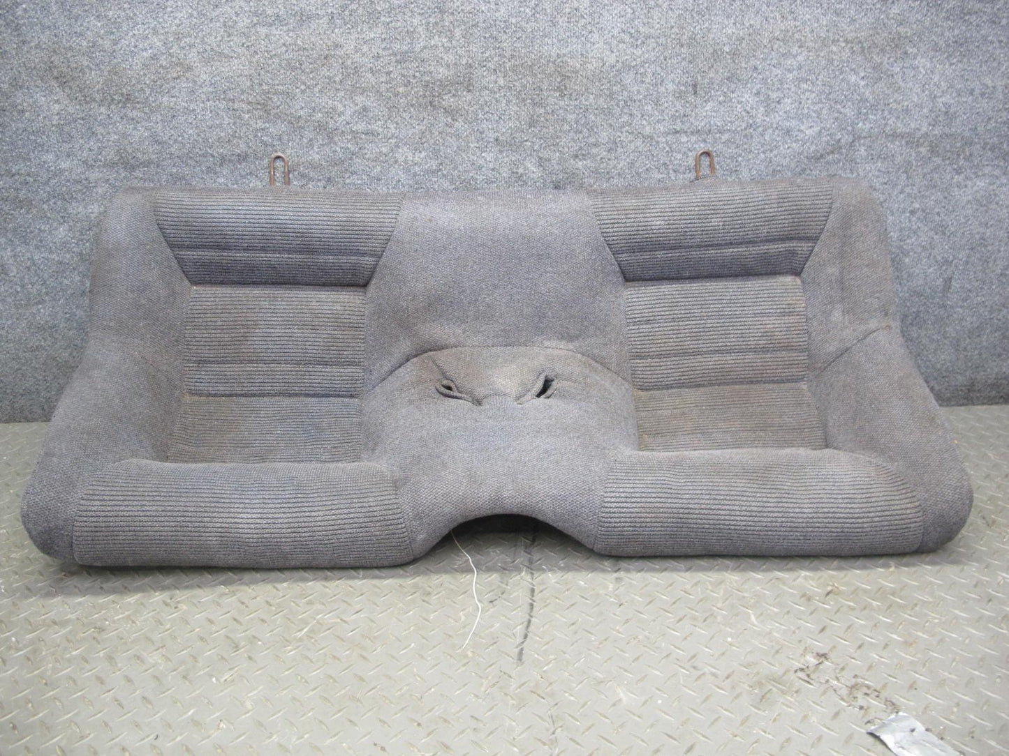 90-96 Nissan Z32 300ZX 2+2 Rear Seat Upper & Lower Cloth Cushion Gray OEM
